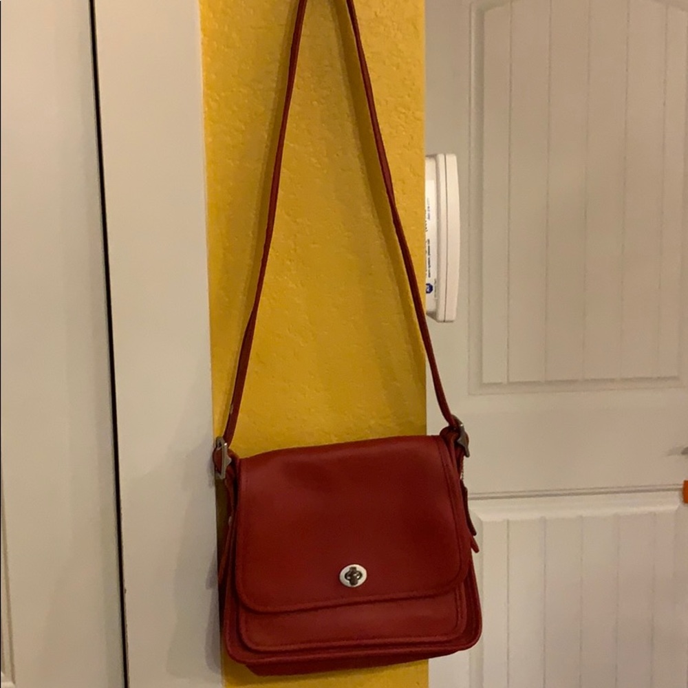 Coach over the shoulder or cross body purse